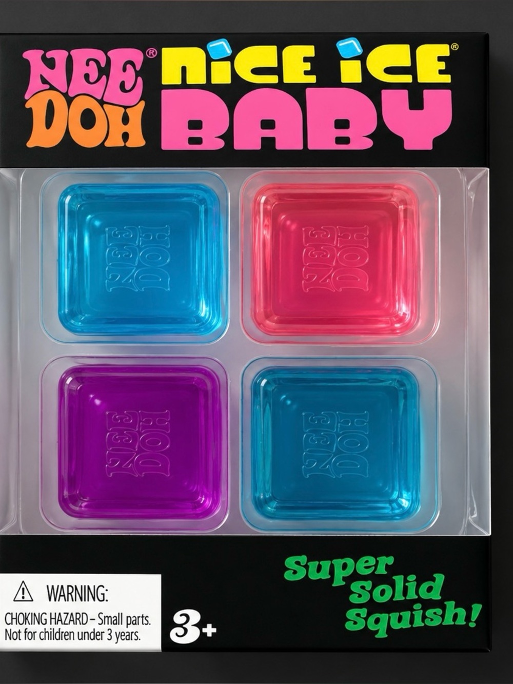 Nice Ice Baby Super Solid Squish - Blue, Pink & Purple